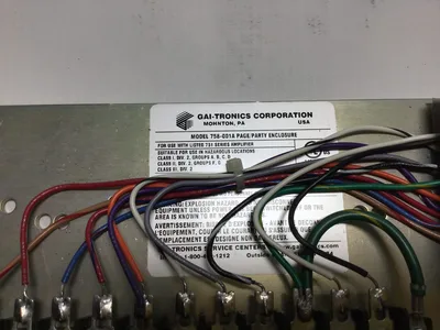 GAI-TRONICS 758-001A PAGE/PARTY ENCLOSURE