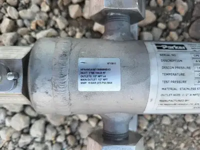 4-Way Air Header w/ 1/2" Ball Valves