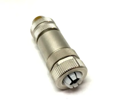 USED TURCK ETHERNET FIELD WIREABLE 5-PIN M12 CONNECTOR
