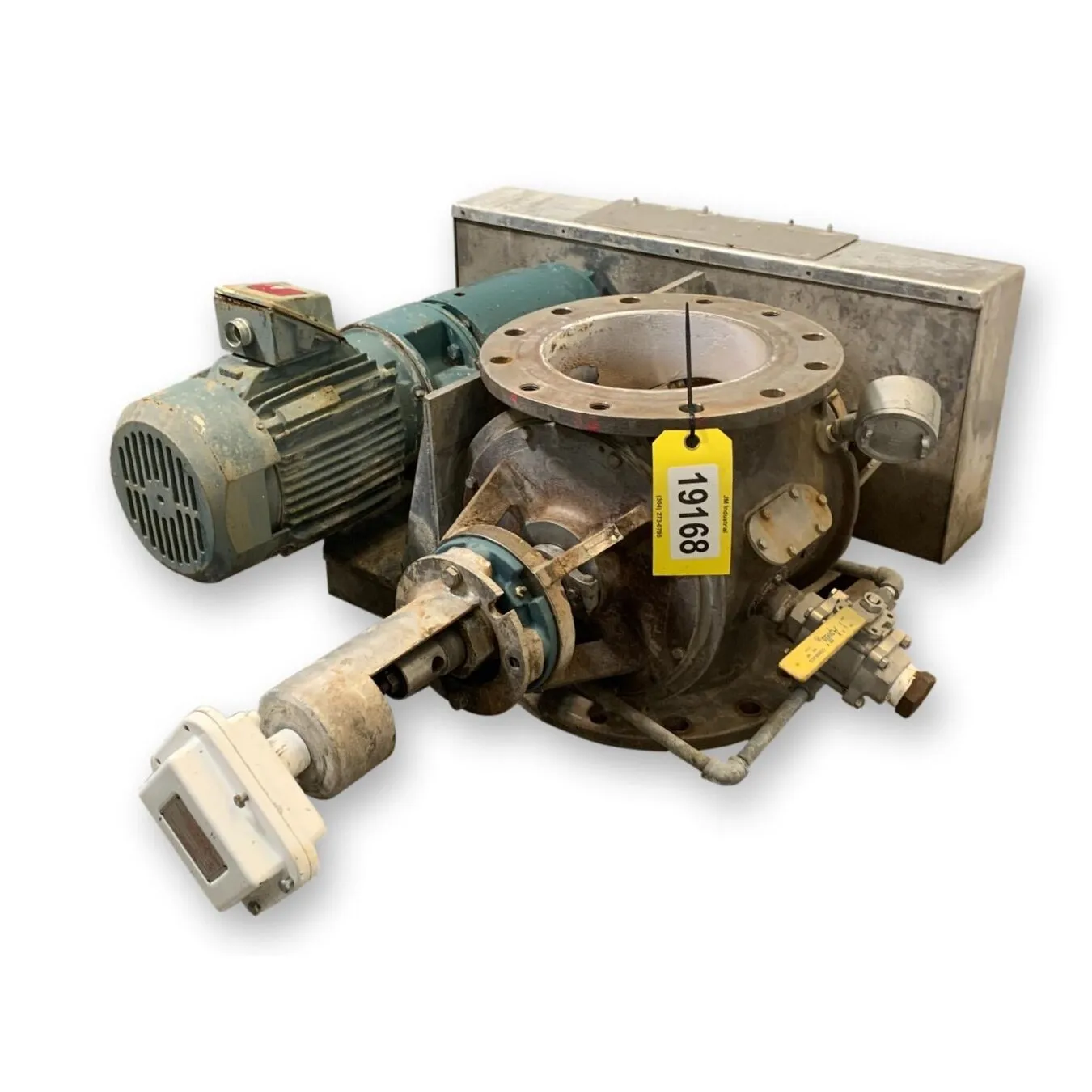 Used 10" Stainless Steel Flo-Tronics Rotary Airlock Feeder Valve