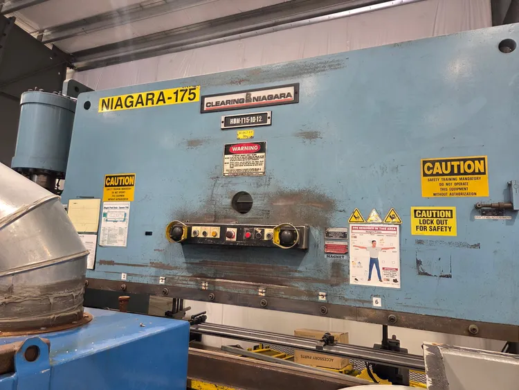 Used NIAGARA …………………… HBM 175-10-12 Press Brakes Washington US | Sanson Machinery Group #1314823
