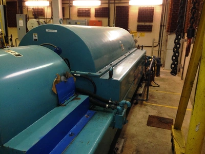 Sharples XM-706 Super-D-Canter centrifuge, 316SS.