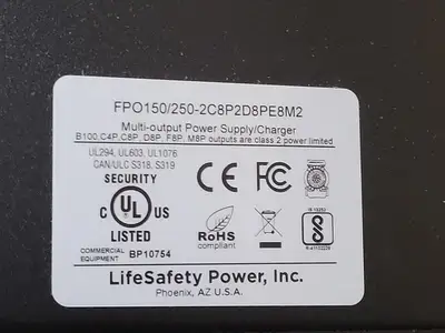 NEW LIFESAFETY POWER FPO150/250-2C8P2D8PE8M2