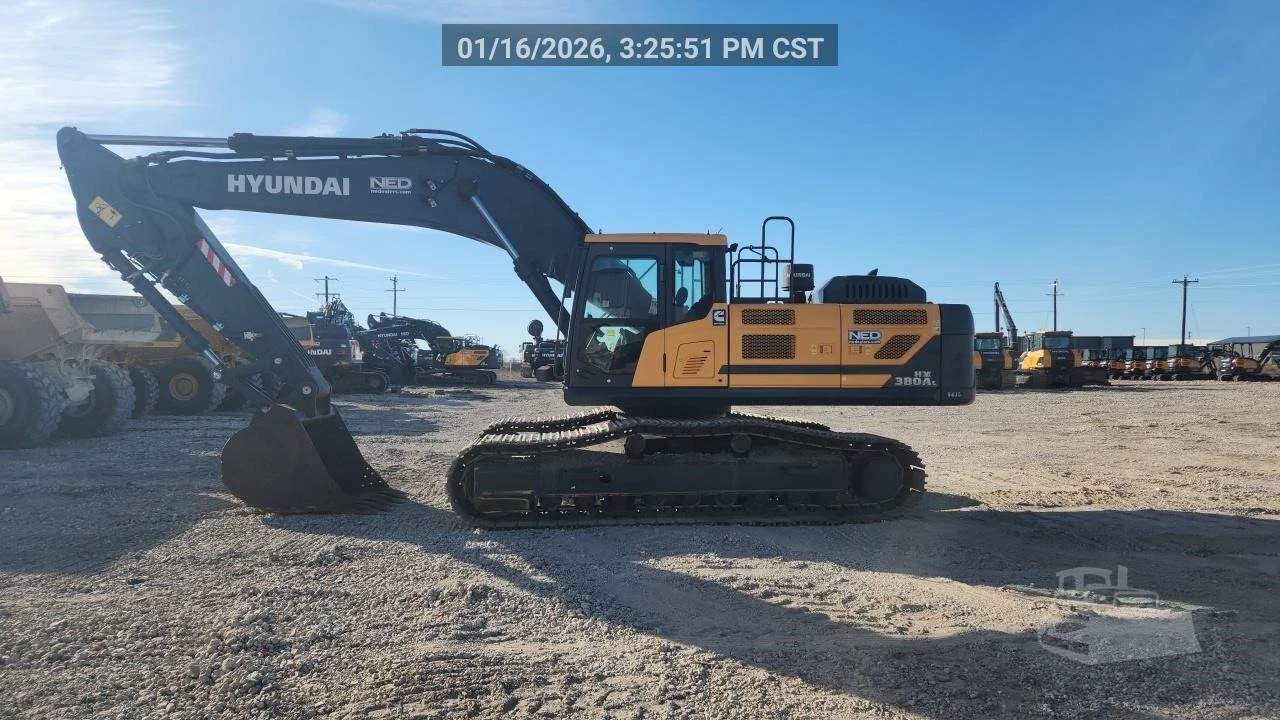 Used 2024 HYUNDAI HX380AL Excavators Texas US | National Equipment Dealers #1422335