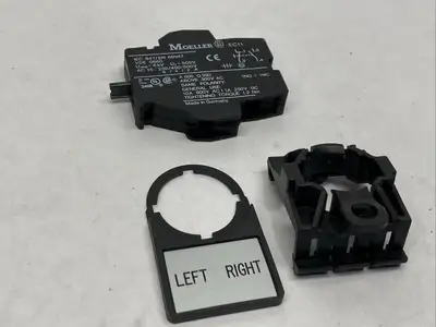 5612 | Moeller  2-Position Selector Switch Assembly Black - New Other