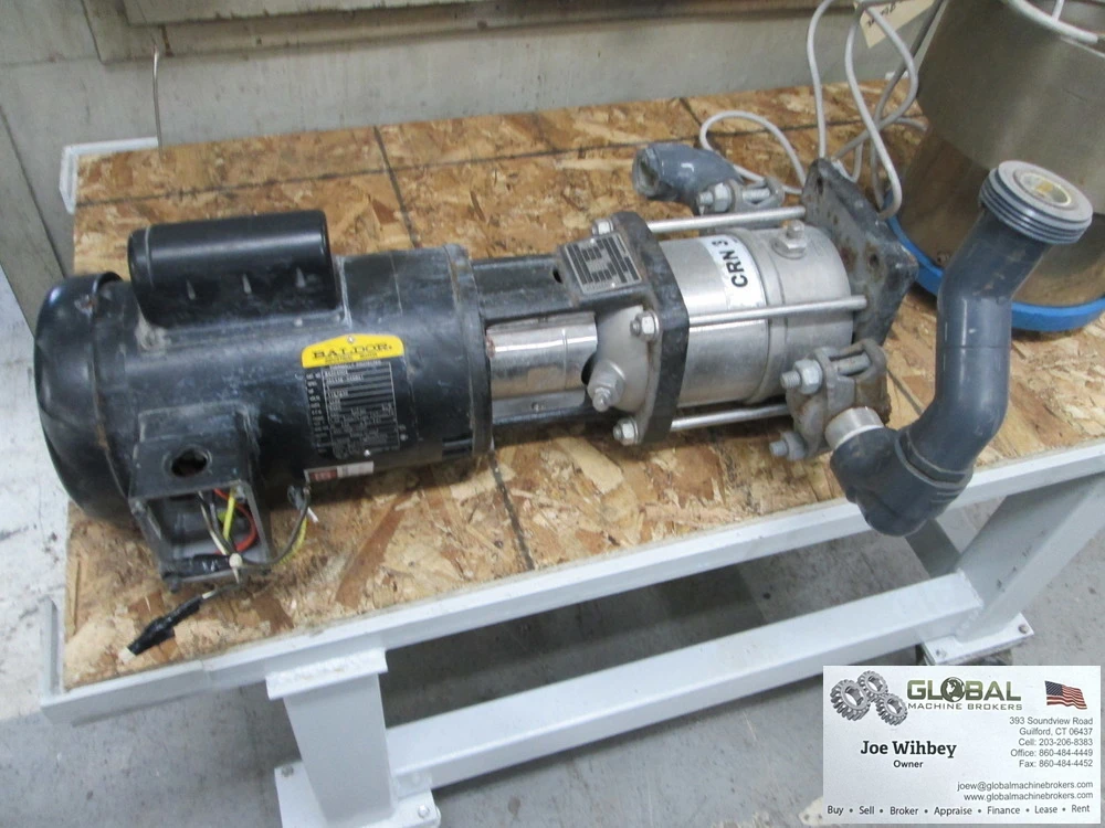 Grundfos Type CRN3 15.41 Gpm 3450 Rpm Pump W/Baldor 1Hp 115/230V Motor