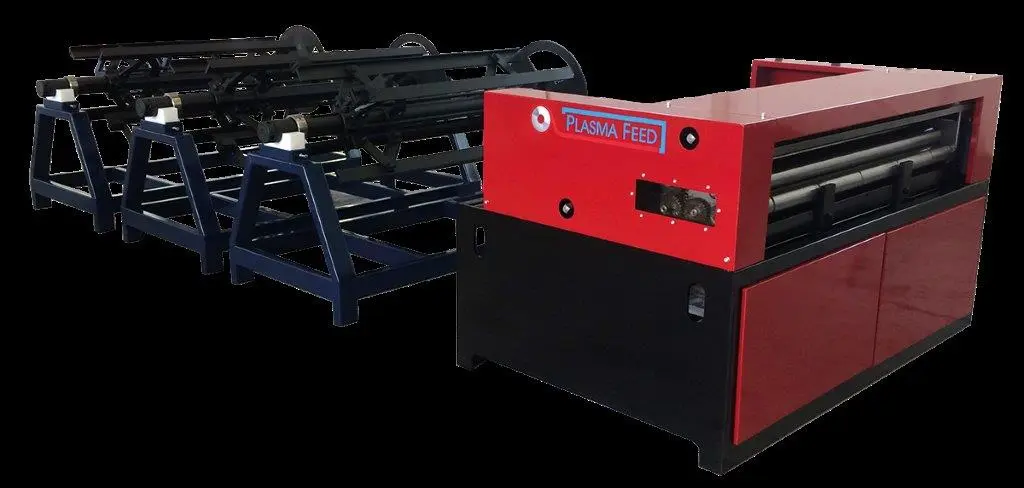 Plasma Coil Feed with A Frame Coils
