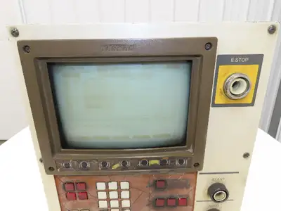 Yasnac JZNC-0P133 Operator Interface with Keyboard and CRT Monitor Panel