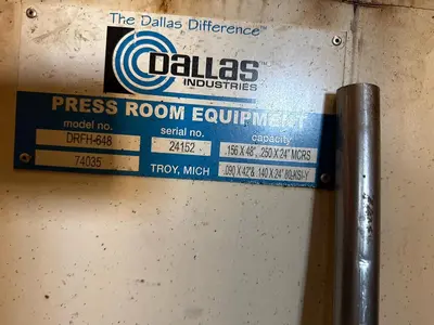 Used 2020 AIDA DSF-MF-6300-365-150 Straight Side Presses Michigan US | Midwest Press and Automation #1423862