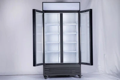 168-0036 GDR51"(H)N Double Glass Door Self Contained Cooler