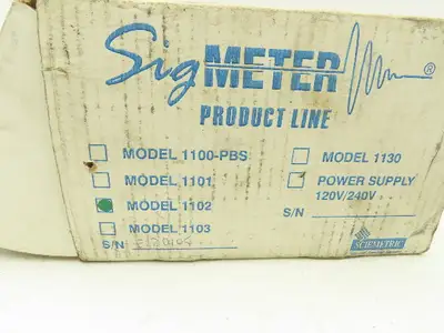 Sciemetric 1102 Sigmeter Panel Meter 120VAC 30W