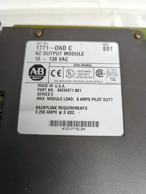 Used ALLEN-BRADLEY 1771-OAD C Input / Output Modules | Surplus Asset Holdings #1206114