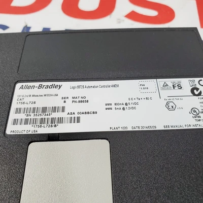Used Allen-Bradley / Rockwell Automation 1756-L72S PLC Processors California US | American Industrial Supply Co. #1513415