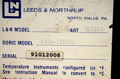 LEEDS & NORTHRUP 025615 DIGITAL INDICATOR 933NUM