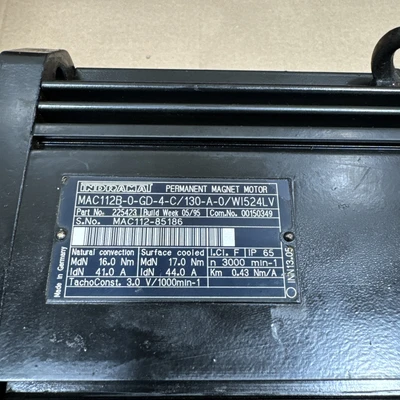 USED Indramat Bosch Group MAC112B-0-GD-4-C/130-A-0/WI524LV