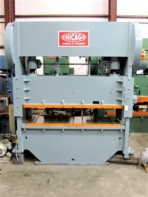 USED CHICAGO DREIS AND KRUMP CHICAGO DREIS AND KRUMP SS400-36-120 PRESS