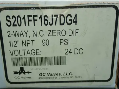 New | in-Stock GC VALVES S201FF16J7DG4 Pumps Ohio US | HGR 24 #1089716