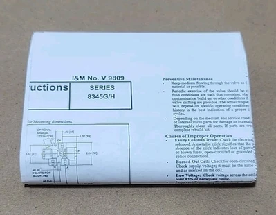 NEW Asco 8345H003