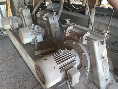 25 HP PANGBORN ROTOBLAST SHOT BLAST WHEEL WITH TOSHIBA MOTOR, 3 AVAILABLE: STOCK #14561