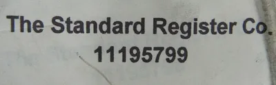 NEW THE STANDARD REGISTER CO. 11195799 SCREEN