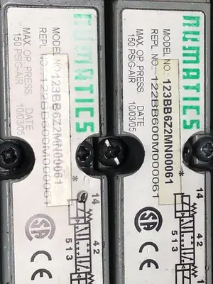 USED NUMATICS 123BA4Z2MN00061
