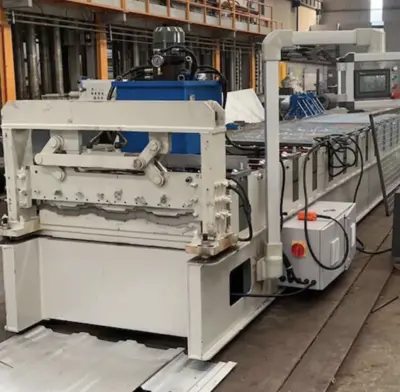 Purlin Bearing Rib (PBR) Overlay Panel Cold Roll Forming Machine Florida
