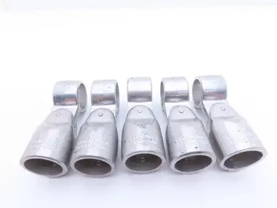 Hollaender 17-7 Speed Rail Aluminum Elbow 1-1/4" Fits 1.66" OD Pipe Lot of 5