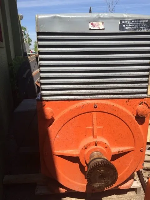 600 hp Westinghouse AC Induction Motor, 891 rpm