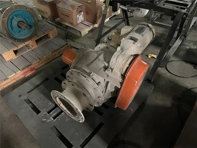 9" Diameter Smoot FTP9 Rotary Air-Lock, 1 HP AC Motor