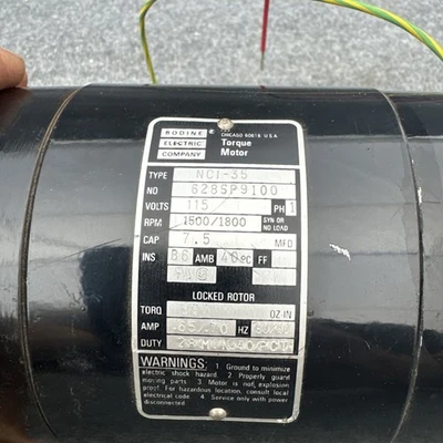 New | in-Stock Bodine NCI-35 A.C. Motors California US | Davliegogo LLC #1705891