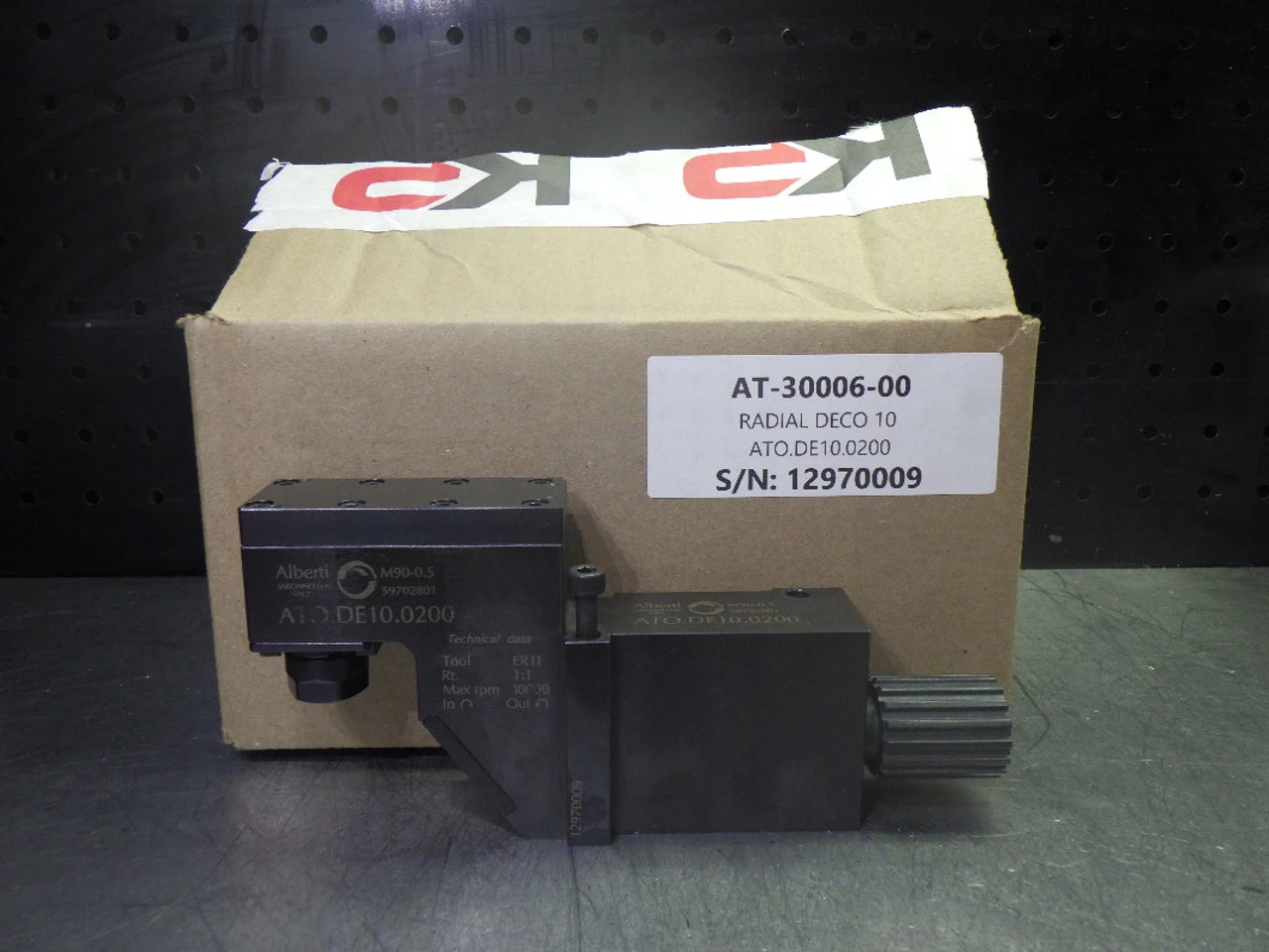 Alberti DECO10 ER11 Right Angle Attachment ATO.DE10.0200/M90-0.5 (LOC283B)