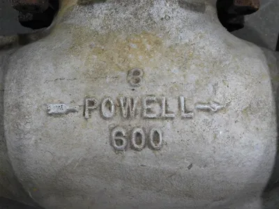 3" Powell Stainless Steel Plug Valve Class 600 CF8M Rising Stem Used