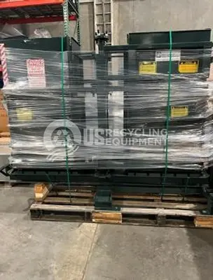 USED INTERNATIONAL BALER DHW-3C DOUBLE CHAMBER CLOTHING & TEXTILE VERTICAL