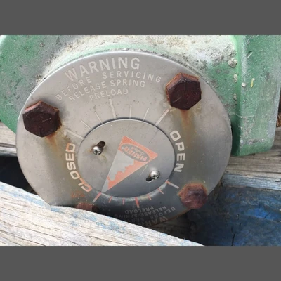 30 in. Air Operated Butterfly Valve.