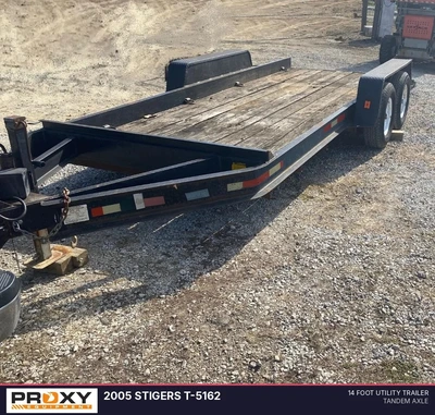 Used 2005 STIGERS T-5162 Flatbed Trailers Indiana US | Proxy Equipment #1377882