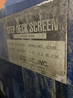 USED SIZETEC, INC. SDS38-6MV-5