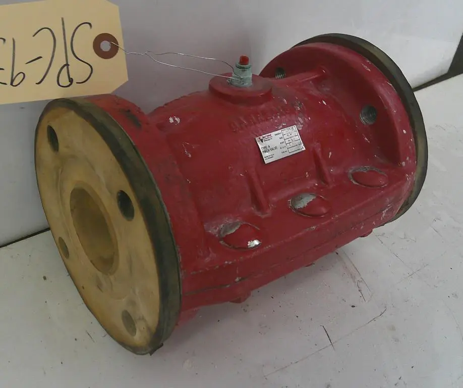 SPC9312  Valve 2.5" Red Valve pinch valve, model Type A, pneumatic operator, rubber contact parts