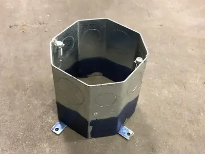 4" x 4" Octagon Box Extension Ring