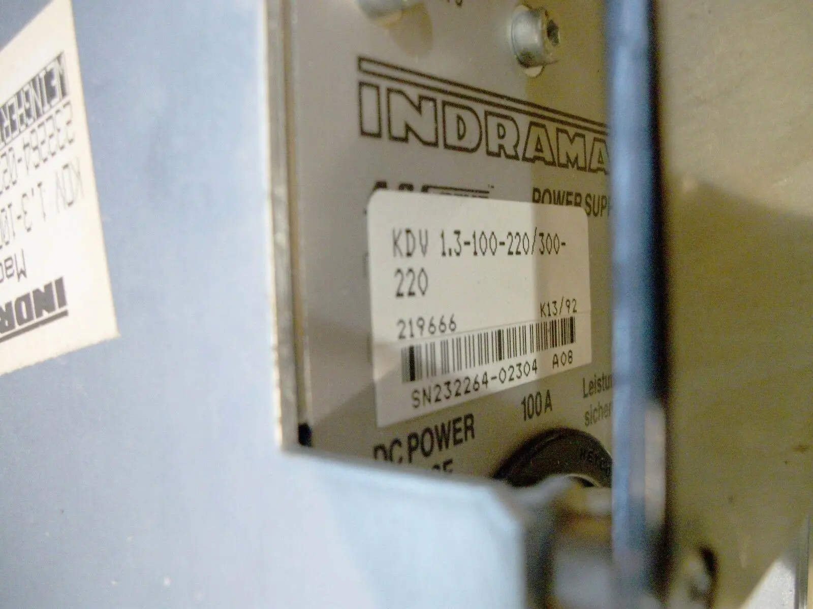 USED Indramat KDV 1.3-100-220/300-220