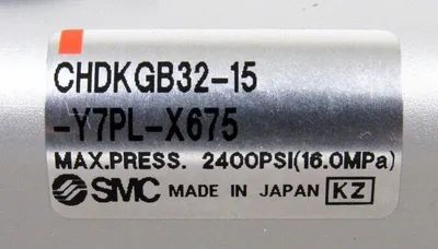 NEW SMC CHDKGB32-15-Y7PL-X675 HYDRAULIC CYLINDER CHDKGB3215Y7PLX675