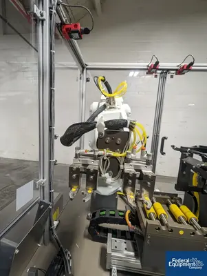 USED R+D Custom Automation R+D Custom Automation Robotic Labeler, Model Hermies+