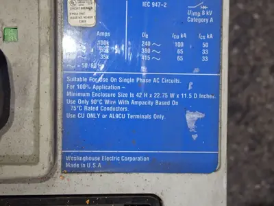 USED WESTINGHOUSE CHND3800T33W