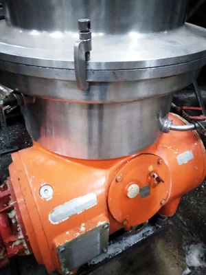 Westfalia SB 60-36-076 self-thinker clarifier centrifuge, 316SS.