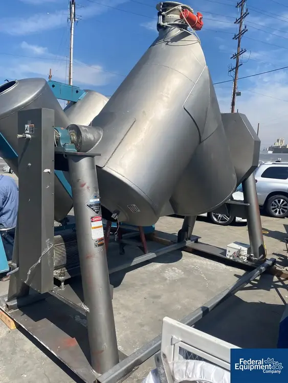Used Patterson-Kelley 75 Cu Ft P-K Twin Shell Blender, S/S Agitators, Blenders, Mixers California US | Federal Equipment Company #126569