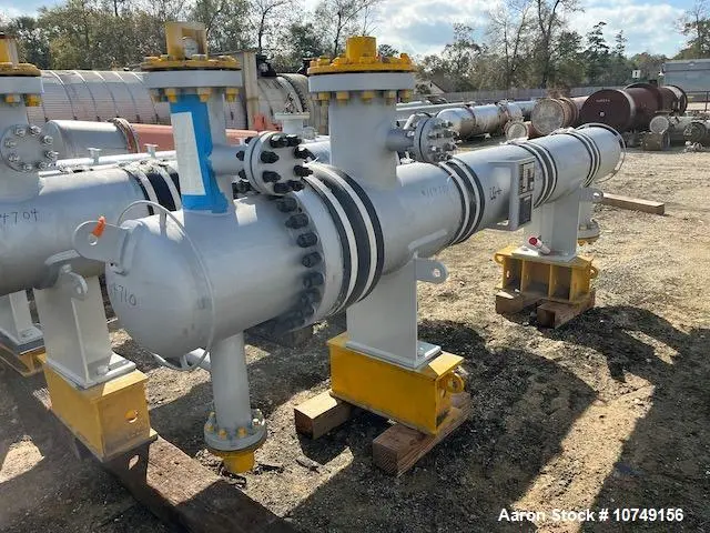 Used Wuxi Chemical Equipment Shell & Tube Heat Exchanger, 234 Sq Ft, Duplex 2205, 2023