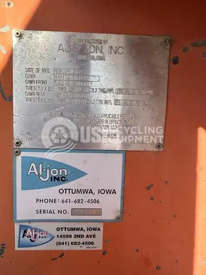 Used 2007 ALJON 400 LOGGER BALER Balers Utah US | US Recycling Equipment #1244459