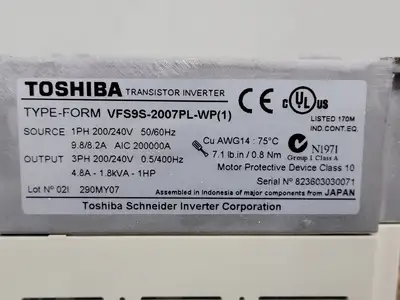 USED TOSHIBA VFS9S-2007PL-WP(1)