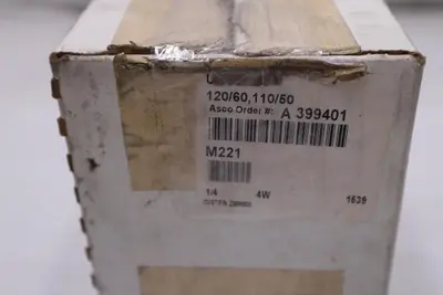 NEW ASCO U8401B101 SOLENOID VALVE 24VDC 20-150 PSI - STOCK K-3254CC