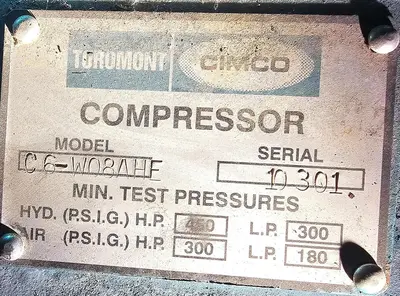 USED 2010 TOROMONT CIMCO C6-W08AHE