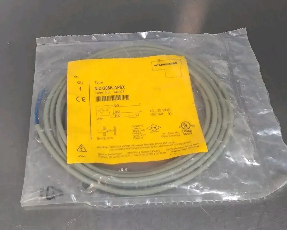 TURCK NI2-G08K-AP6X Inductive Proximity Sensor Loc5C22